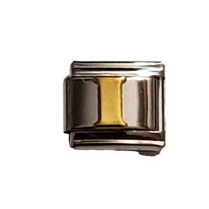 Italian Charm Bracelet Alphabet Letter Link - LETTER "I"